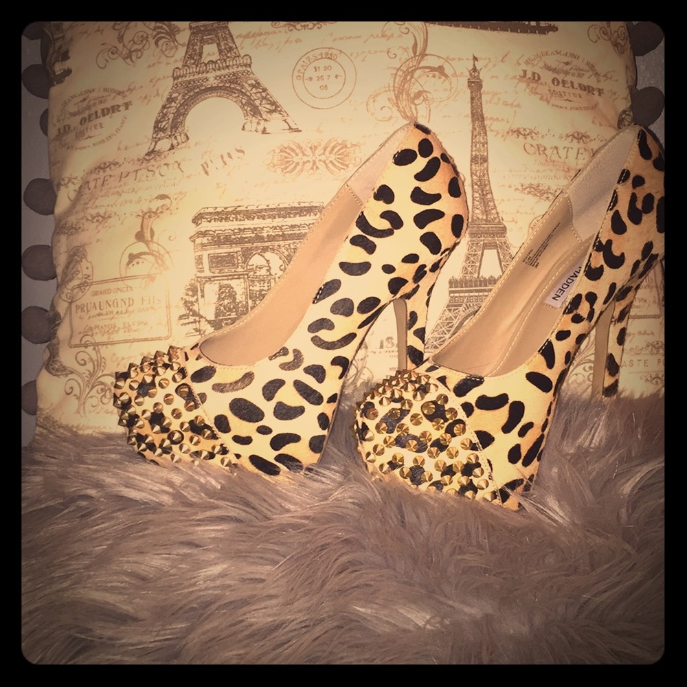 Steve Madden Bolddd leopard stiletto💋